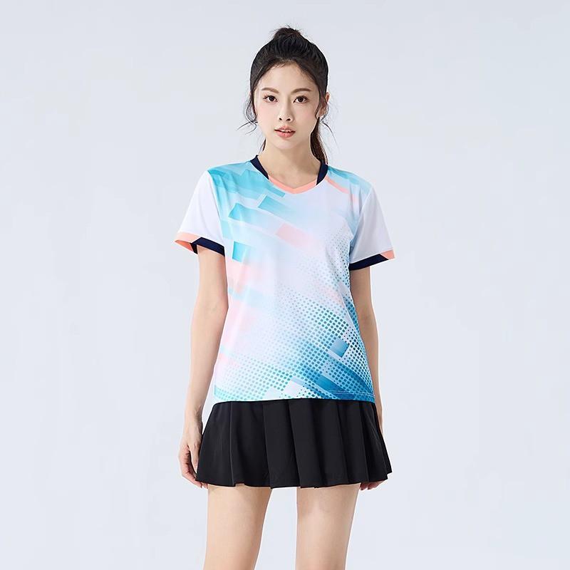 Lightweight Breathable Quick-Dry Sport T-Shirt Badminton Tennis Table Unisex Athletic Wear
