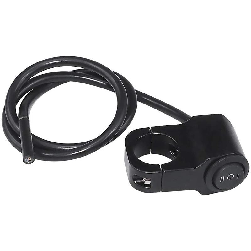 7/8" 22mm Aluminum Alloy Motorcycle Headlight ON/OFF Switch Handlebar Connector Waterproof Fog Spotlight Switch Moto Accessories