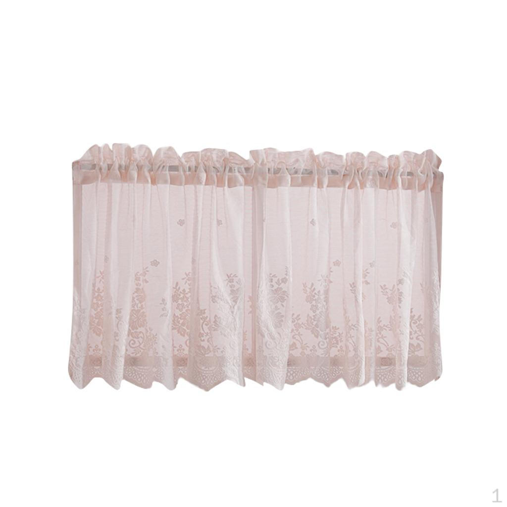 Curtains Modern Kitchen Coffee Short Curtain Panel Lace