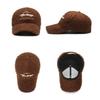 Fashion Plush Baseball Hat Women Couple Cap New Lamb Wool Baseball Cap