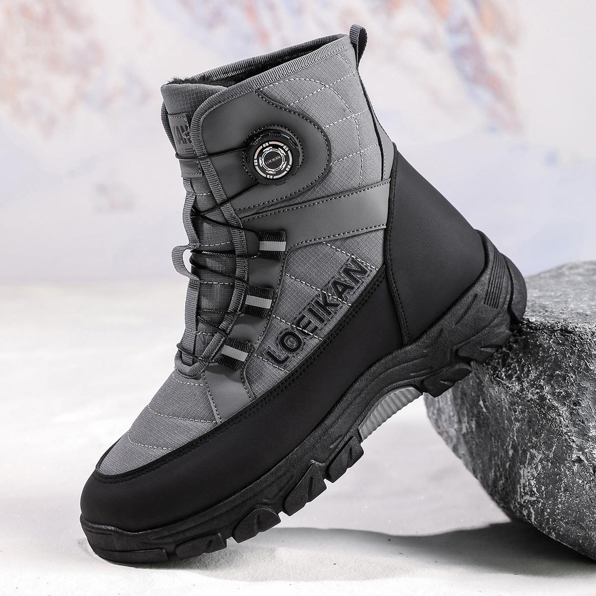 

High-top men s casual sneakers, snow boots, durable and warm, popular in autumn and winter, trendy and fashionable 39