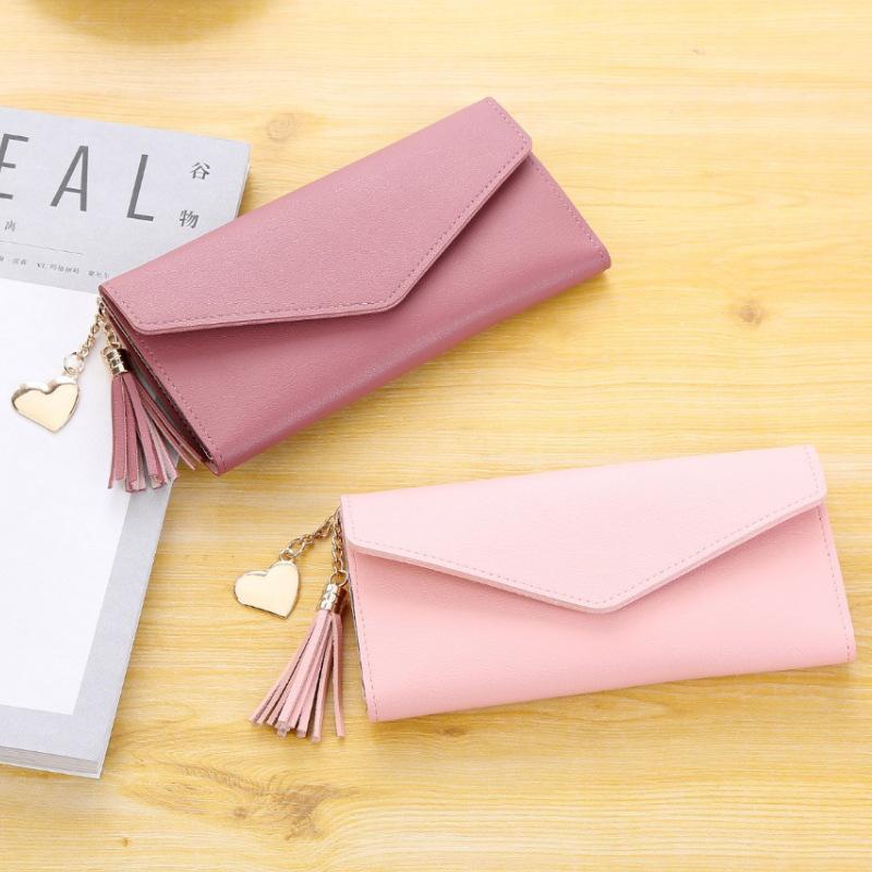 Fashion Women Wallets Simple Zipper Purses Long Section Clutch Wallet Soft PU Leather Bag