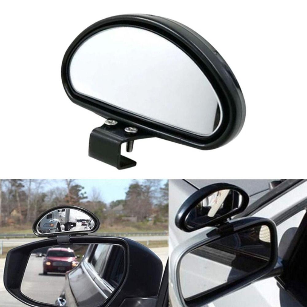 2Pcs 360 Grad Blind Spot Konvexen Spiegel HD Glas Umkehr Hilfs Spiegel Anfänger