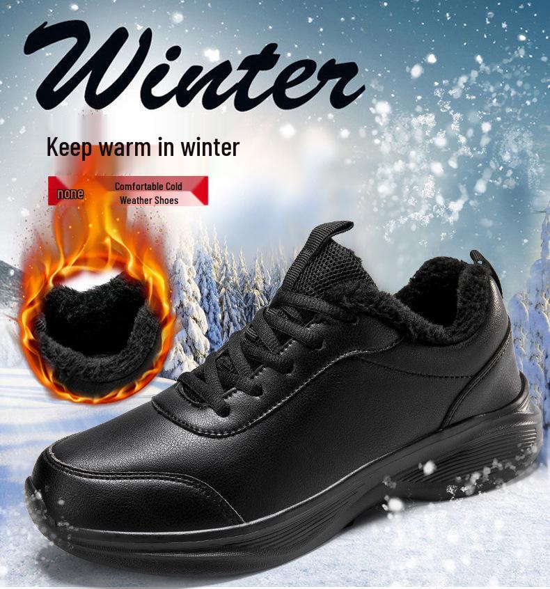 Couple's Plus Size Winter Cotton Running Shoes - Comfortable Casual Sports Footwear
