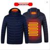 Dual-Control Hooded Heated Jacket with Three-Speed Intelligent Temperature Heating