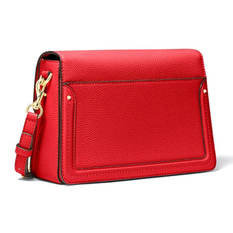 MICHAEL KORS Jessie Leather Crossbody Bag, Shoulder Bag Medium Women's Red 30F9GI6L2L-BRIGHT-RED