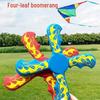 Kids' Four-Leaf Boomerang: Enlarged Foam Flying Disc for Outdoor Sports