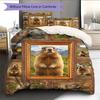 Cartoon Pattern Bedding Quilt Set Quilt Cover Pillowcase Home Decoration Birthday Gift (1 * Duvet Cover + 2 * Pillowcase, Without Core)