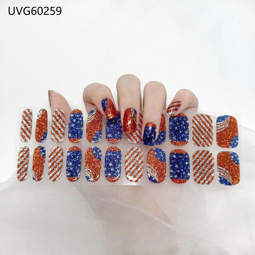 Transparent Nude UV Gel Nail Art Stickers: Semi-Cured, Semi-Baked Manicure Sheets
