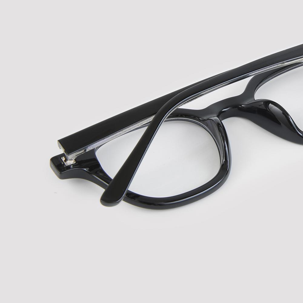 Alloaiweeo [Essential] Al5503 0909G Essential Square Black Eyeglass Frame Blue Light Blocking Lens Selection