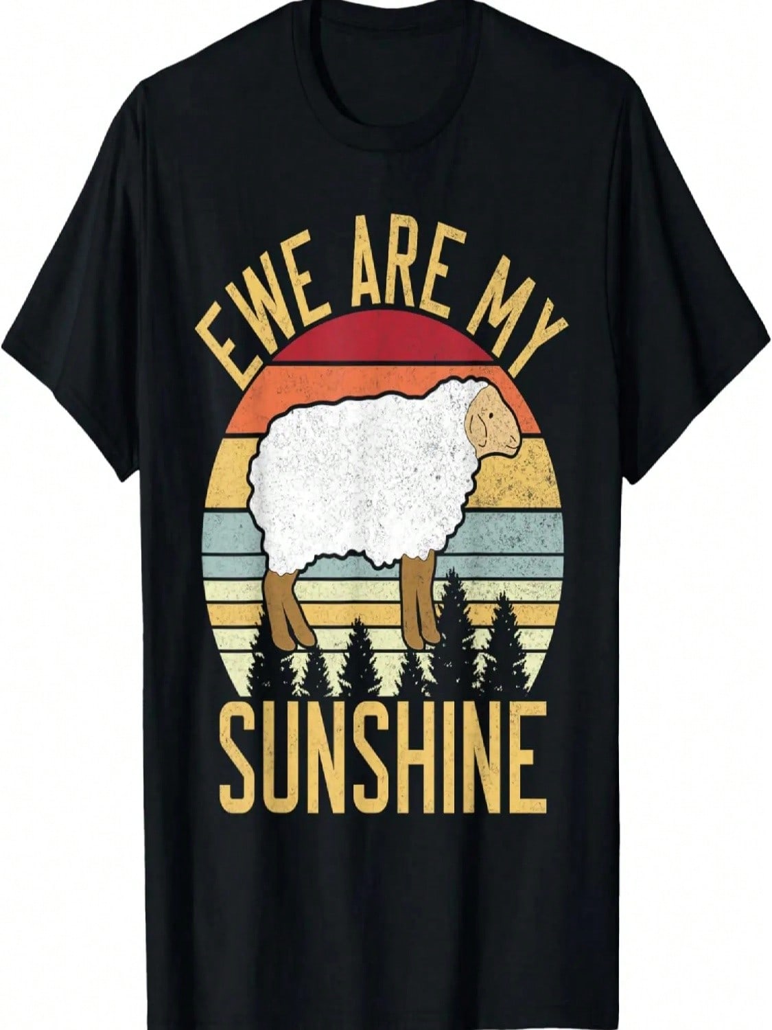 Ewe Are My Sunshine Sheep T-Shirt S разноцветный