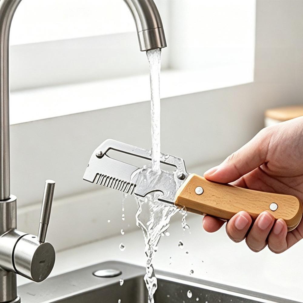 3 In 1 Stainless Steel Vegetable Peeler Multifunction Fruit Slicer Shredder Kitchen Cutter Tool for Potato Carrot Cucumber Use