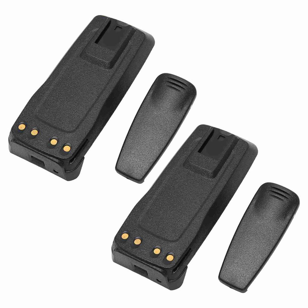 2 Way Radio Battery Replacement 2600mAh 7.4V Li Ion Battery with Back Clip for Motorola DP3401