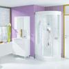 1PC Wall Suction Cup Grab Bar Self-Adhesive Hook Balance Assist Bar Bath Shower Pull Securely Attached Grab Bar Support