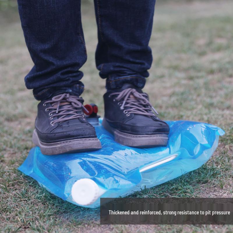 Large-Capacity Portable Folding Water Bag with Handle for Outdoor Sports - Ideal for Camping, Hiking, and Mountaineering.