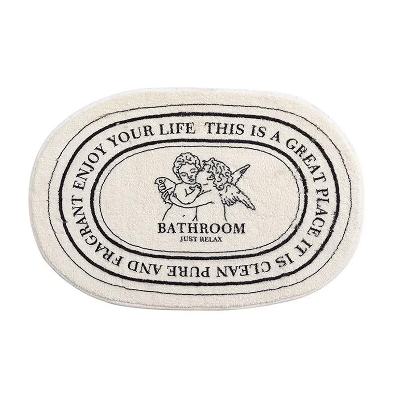 Non-Slip Bath Mat Floral Doormat Absorbent Carpets Entrance Rug Balcony Floor Mat Living Room Bathroom kitchen Decor