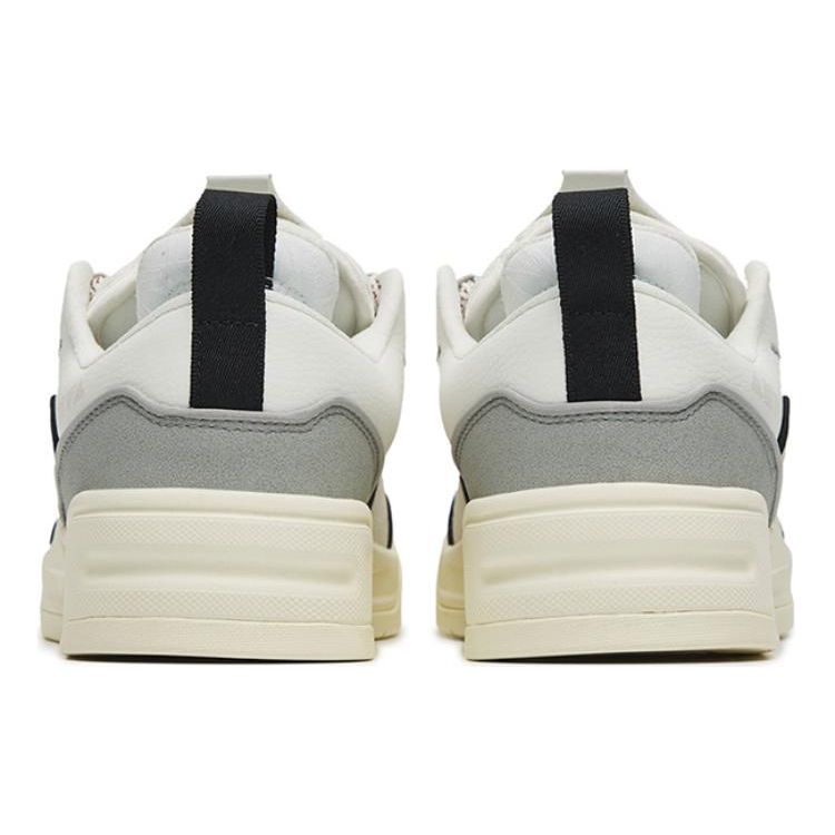 Anta Aojie Brotschuhe Rutschfest Verschleißfest Leicht Low-Top Skateschuhe Herren Sneaker Weiß Grau 112248053-7