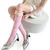 Kawaii Lace Trim Knee-high Socks Breathable Hollow Out Calf Socks Odor-resistant Soft Boot Socks Fall Winter