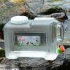 Camping Water Container Carrier Extension Hose Large Capacity Storage Jug with Spigot for