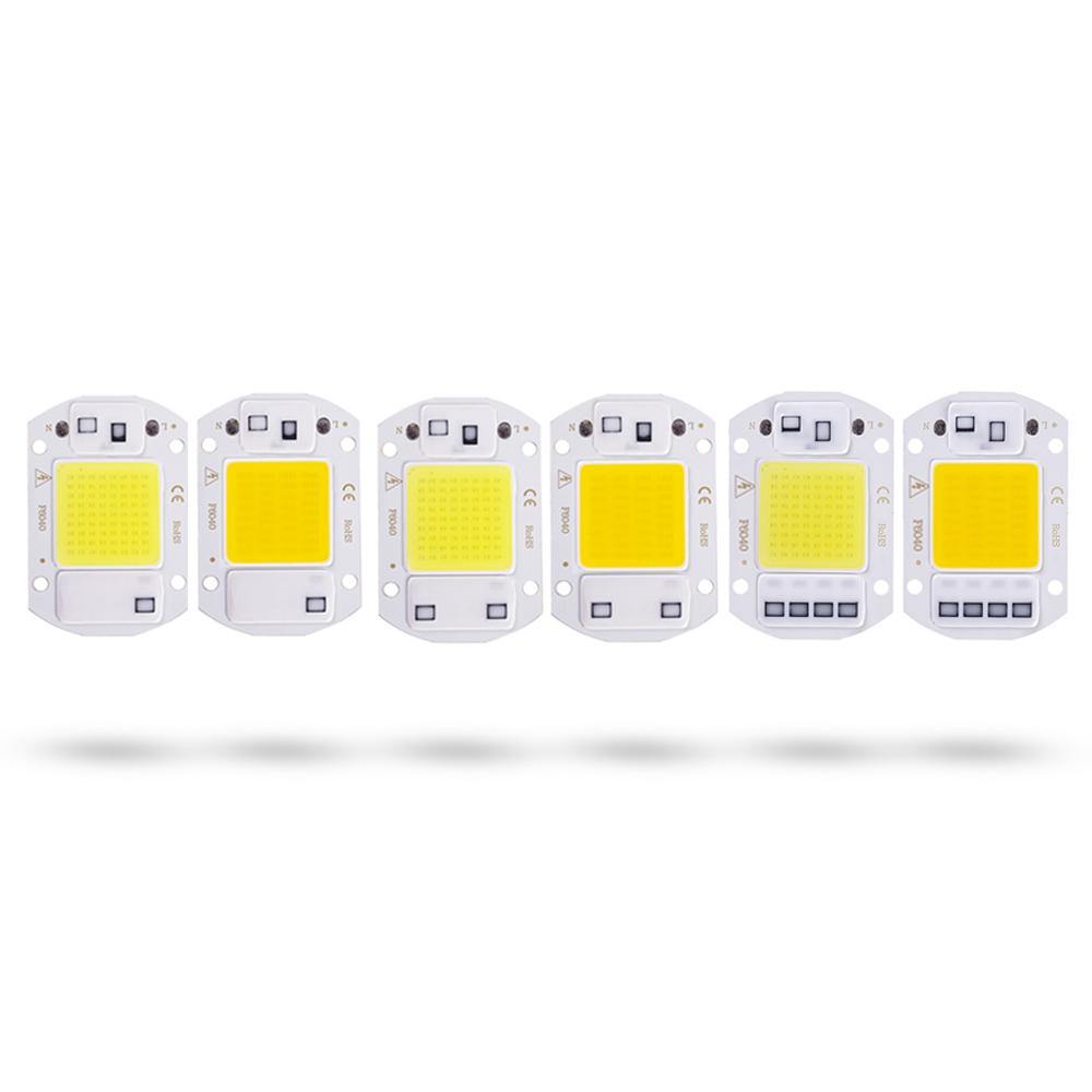 Buy LED Chip 20W 30W 50W AC 220V Smart IC No Need Driver COB LED Lamp ...