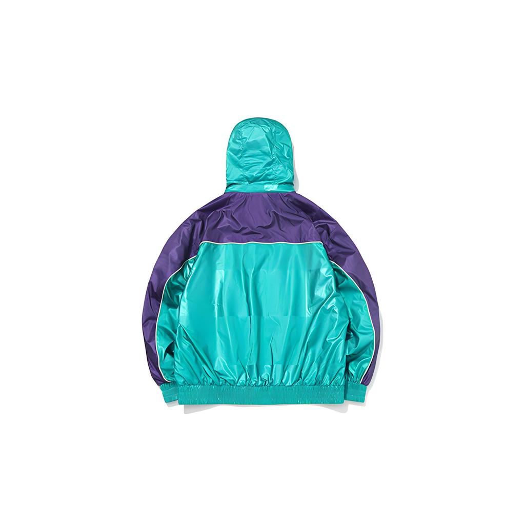 Li Ning Loose Casual Color Block Hooded Jacket Unisex Jacket AFDQ729-1