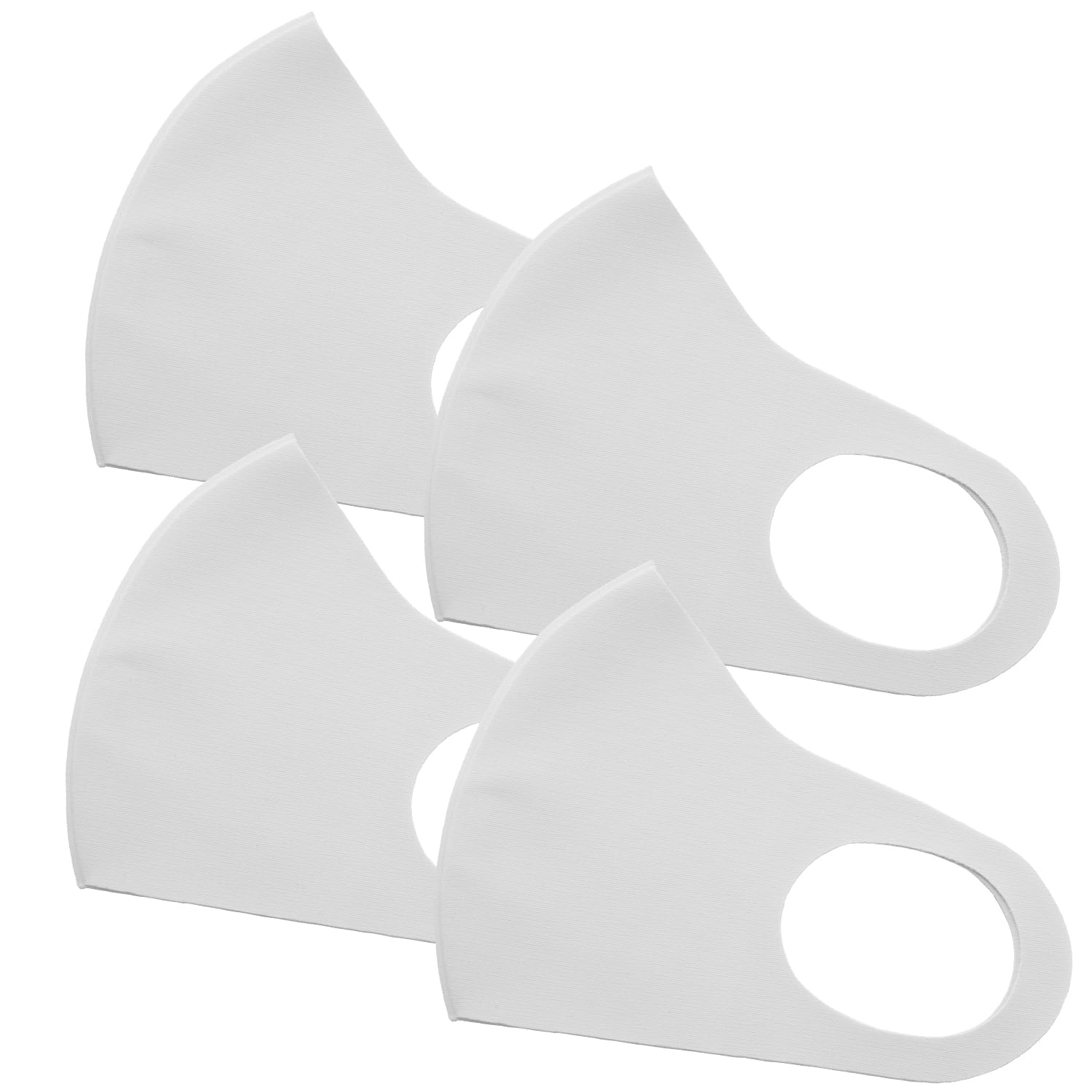 

Охлаждающая маска Eraser Cooling для 3D UV размера L, летняя, моющаяся, меняющая цвет, 4 штуки, защита, дышащая, многоразовая, белая, белый