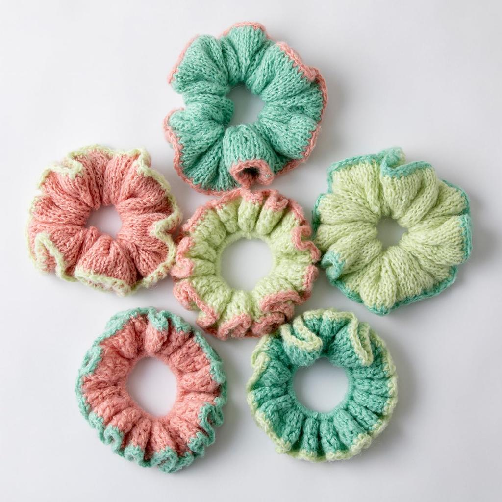 Olympus Silk Hand Knitting Medium Natural Tsumugi Color Pastel Set of 3 Yarn, Weight, (mofu) 212, Emerald, Approx. 30g, 96m,