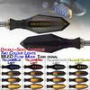 Motorcycle Turn Signals Light Blinker Lamps 17LED Arrows LED Turn Signal Lamp 12V 10mm Sequential Flowing Flash Indicator Lights
