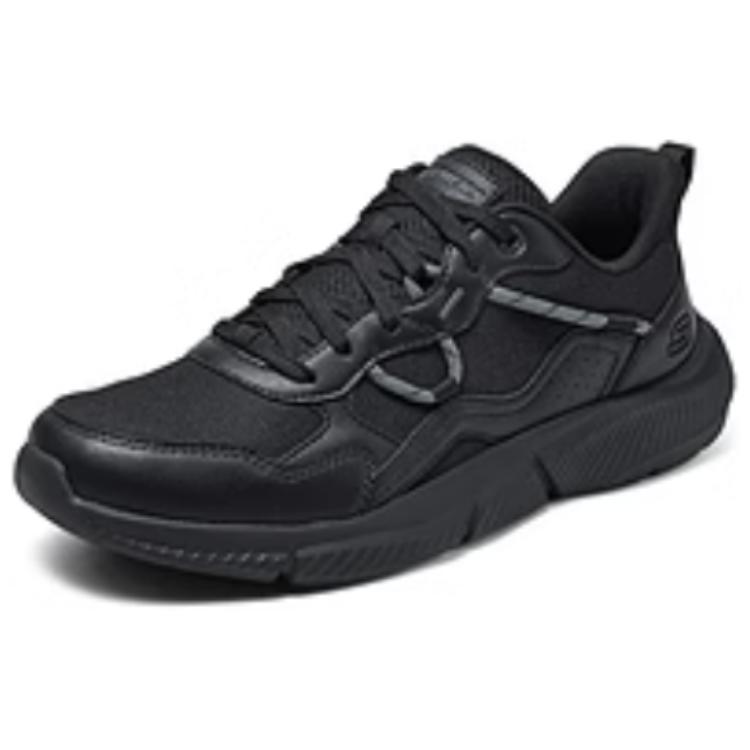 Skechers Ingram Usa Street Wear Comfortable Versatile Durable Low Top Casual Shoes Men Sneaker Black 210963-BBK