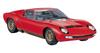 Hasegawa Lamborghini Miura SV Plastic Model HC13 1/24