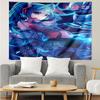 Hatsune-Miku Print Tapestry, Backdrop, Easy Setup, Ideal for Bedroom, Office & Living Room, with Aesthetic Wall Hanging Decor.