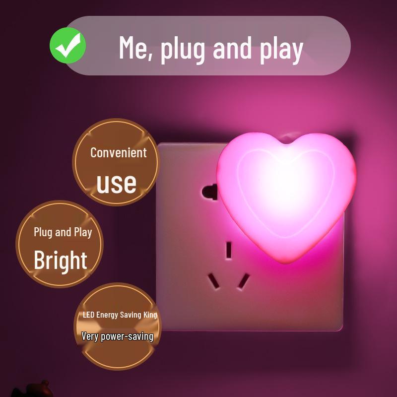 

Creative USB Star-Chasing Anime Night Light - Energy-Saving, Eye-Protecting Bedside Lamp for Bedroom 0.2W