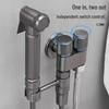 High-Pressure Toilet Companion Spray & Faucet Set with Double Switch Angle Valve