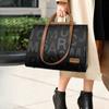 New Fashion Letter Embossed Tote Bag Commuter Business Large Capacity Ladies Clutch Bag Elegant Women's Handbag Can Be Crossbody One Shoulder Handheld