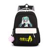Anime Peripheral Hatsune Future School Bag Backpack Cartoon Backpack Candy Color Large Capacity Student School Bag Stationery