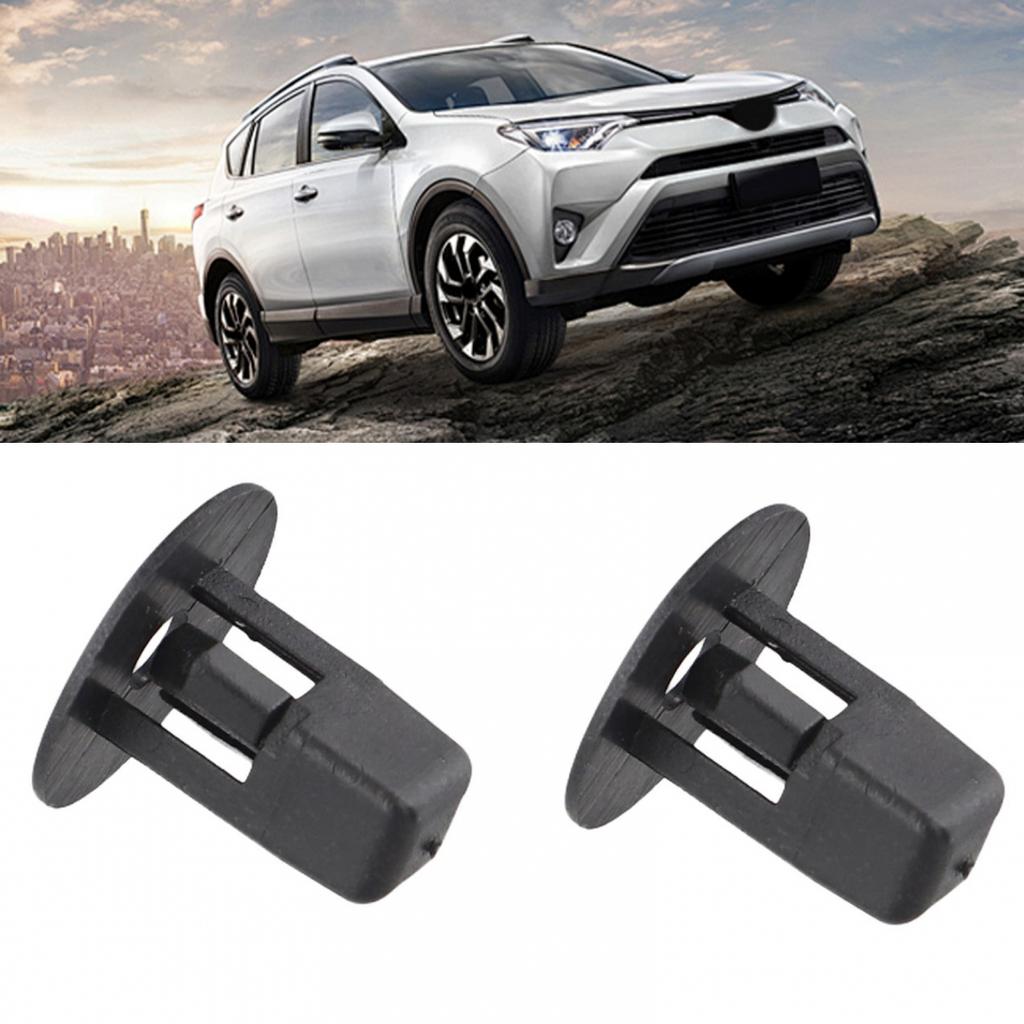 50pcs Car Fender Liner Clip Screw Grommet Clamp Auto Fasteners-Set Black