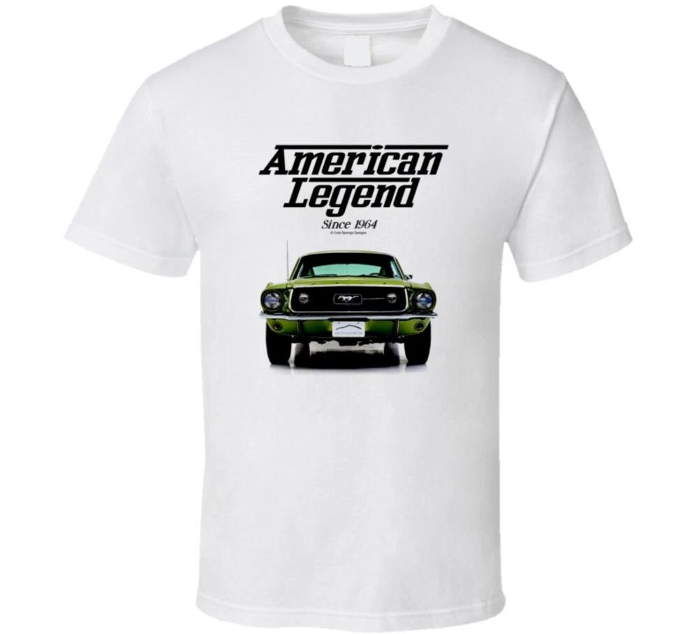 67 Mustang Fastback Lime American Legend Since 1964 Premium Gift T Shirt L