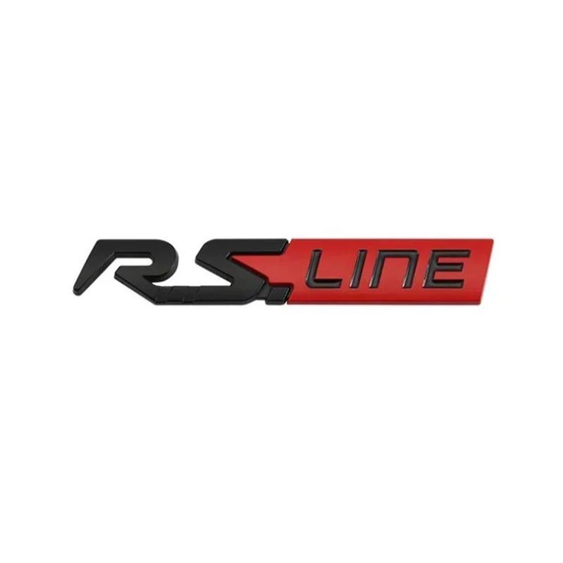 3D Metal GT RS LINE Rear Boot Side Emblem Sticker Decals for Logan Clio Megane 2 3 4 Captur Twingo Duster Kadjar