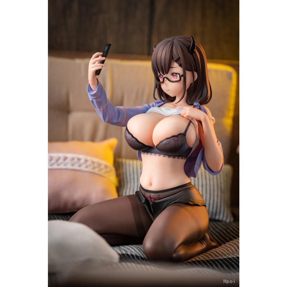 15CM Anime Matcha Sauce Sauce Figure Model Toy Doll Black Silk Dressing Model Ver Aciton Figure Desktop Computer Car Ornaments