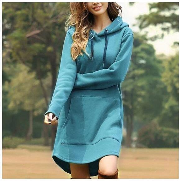 Pulover de damă cu glugă, cu glugă, ocazional, de toamnă, mai mare