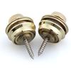 10-2PCS Electric Guitar Straplock Zinc Alloy Bass Safety Straplock Flat Head Non-slip Replacement Musical Instrument Accessories