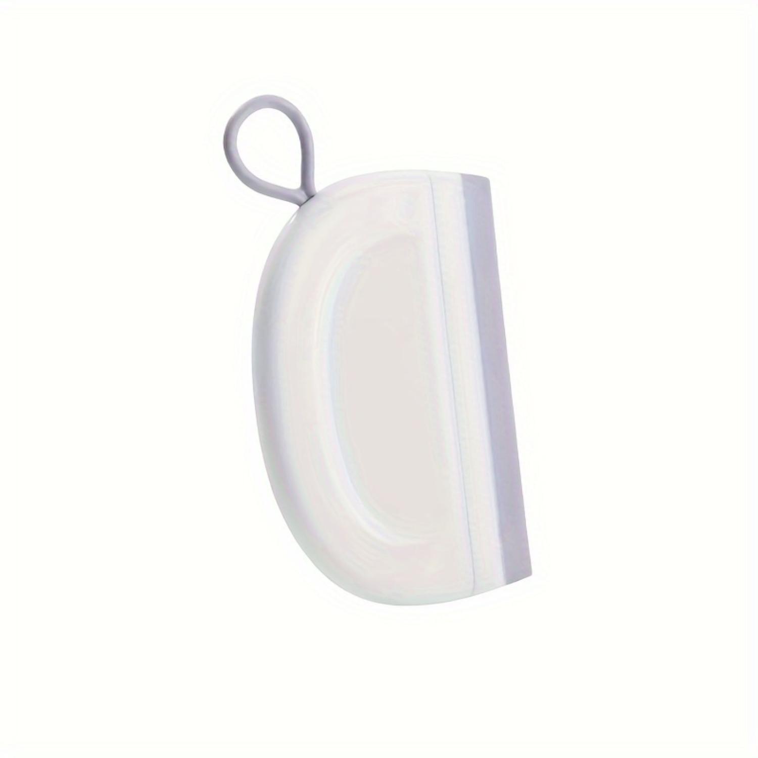 

1 шт. Многофункциональный мини-скребок, легкоочищаемый силиконовый стеклоочиститель для ванной комнаты и бытовой скребок для воды Single Pack белый