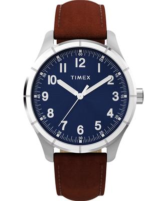 Main Street Watch Quartz 3ATM Water Resistant Mineral Glass Blue Dial TW2Y16200 Unisex