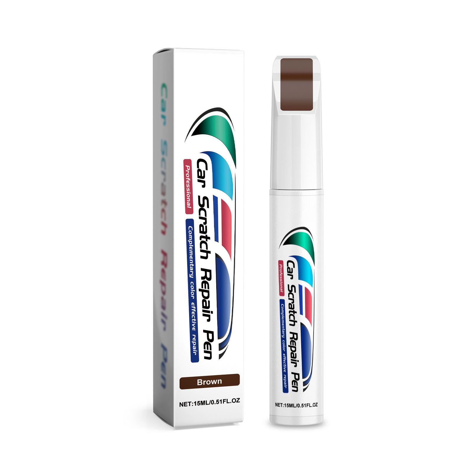 

Ручка для ремонта царапин на автомобиле Ручка для подкраски автомобиля Практичная ручка для ремонта царапин на автокраске Ручка для ремонта царапин на автокраске коричневый