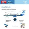 Little Luban B0366 Children's Educational Airplane Building Blocks Toy