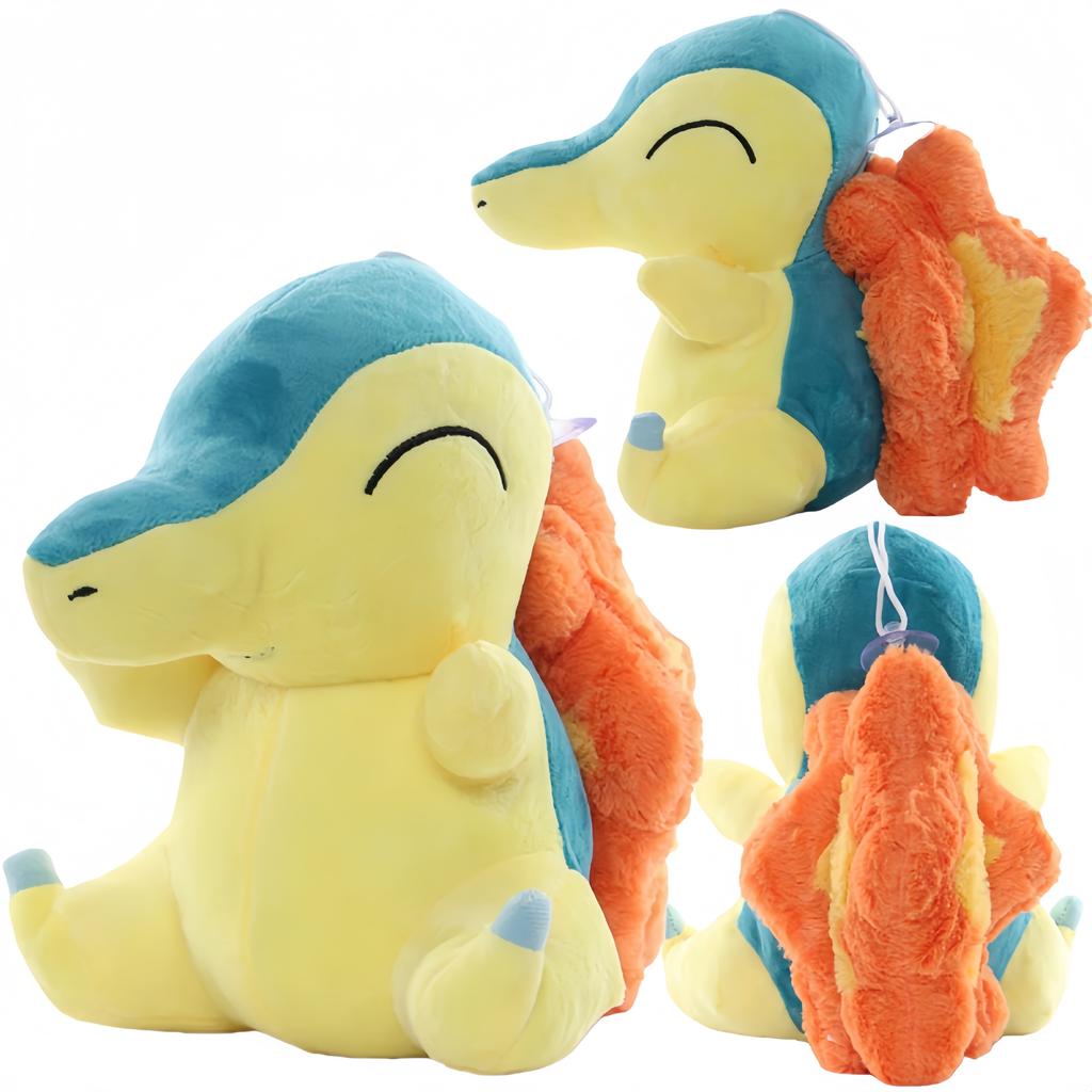 Cyndaquil Plush Doll Pikachu Peluche Squirtle Bulbasaur Charmander Stuffed Toys Hobbies Collection Xmas Birthday Gifts