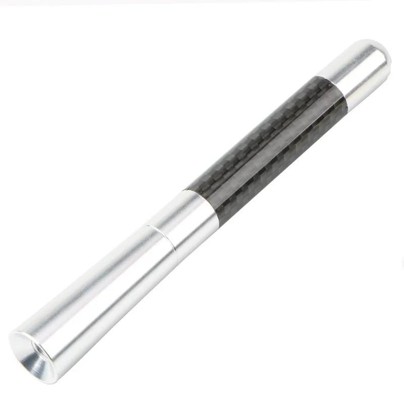 1pc Enhancement Acceptance Signal Stretchable 12cm Car'S Carbon Fiber Signal Antenna Radio Broadcast Signal External Accessories