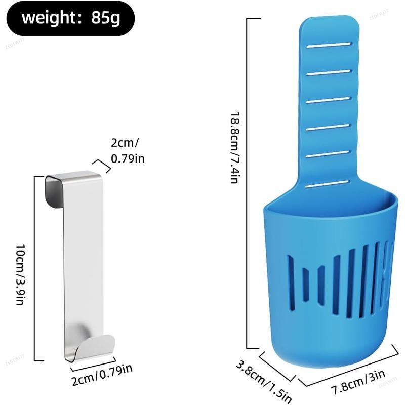 Controlled Release Bleach Tablet Dispenser Adjustable Hanging Holder Storage Basket For Bathroom Toilet Tank Cleaning Tablets