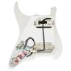 Musiclily Pro SE Prewired Pickguard Alnico 5 Humbucker and Mini Toggle Switch Set for Strat Electric Guitar Aged White ST-HH-OMHA 3-Ply