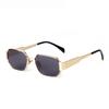 Retro Gold Metal Punk Square Sunglasses for Women Men  Brand Designer Fashion Classic Green Lens Rectangle Sun Glasses UV400